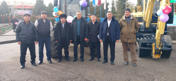 Көк-Жар айыл аймагына атайын техникалар алынып келинди